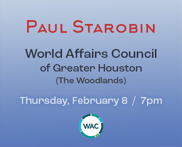 Paul Starobin at WAC/Woodlands