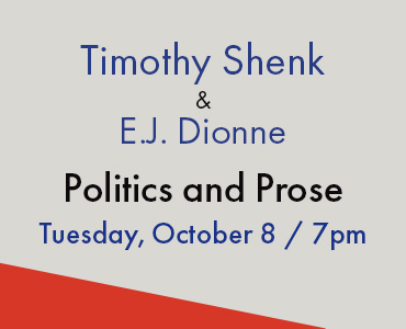 Timothy Shenk at Politics and Prose