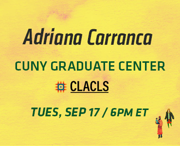 Adriana Carranca at CUNY Grad Center