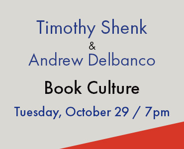 Timothy Shenk at Book Culture